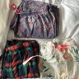 J Crew XXs (plaid) XS Gilligan O’Malley PJ pants